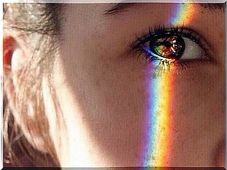 A rainbow on the eye as an expression of aesthetic intelligence