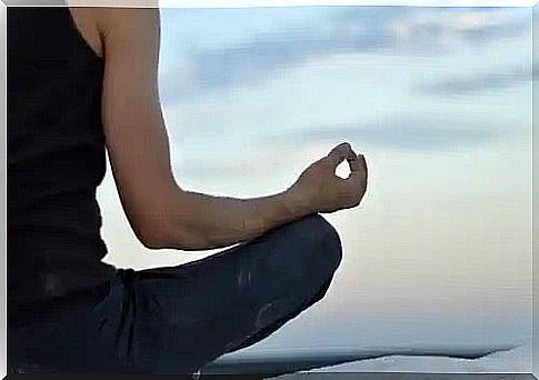 A person who meditates.