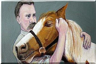 Nietzsche threw himself weeping around the neck of a horse