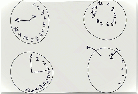 Different clock results