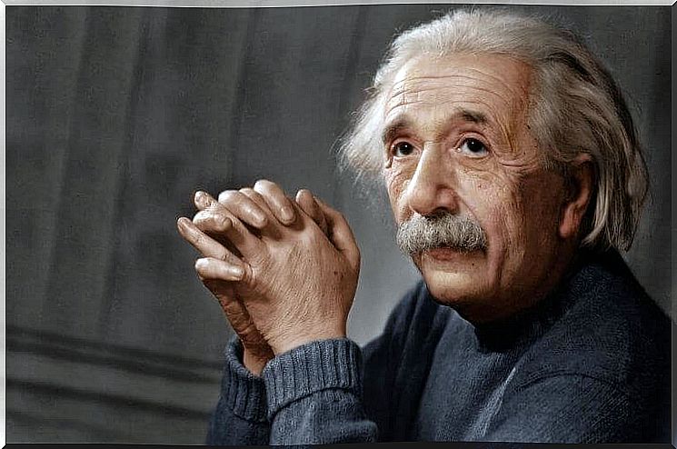 Photo of Einstein.