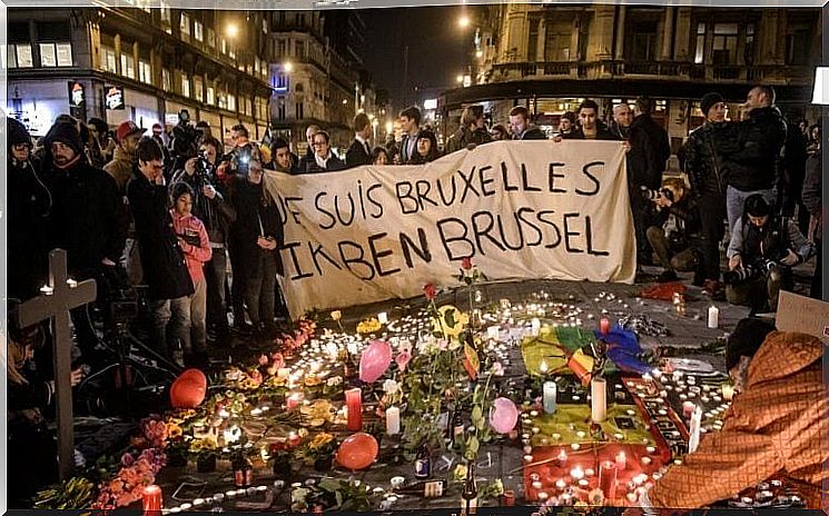 The shadow of terrorism appeared in Brussels.